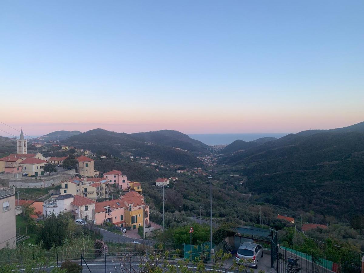 Casa Indipendente Su Due Livelli In Liguria-Vista Mare 6-7 Posti Apartment Magliolo Exterior foto